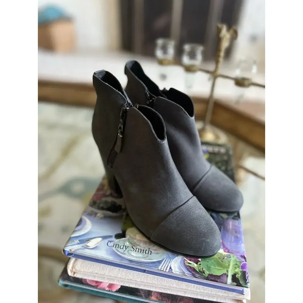 Rag & Bone Suede Margot Boot Charcoal Gray Women’s 37.5